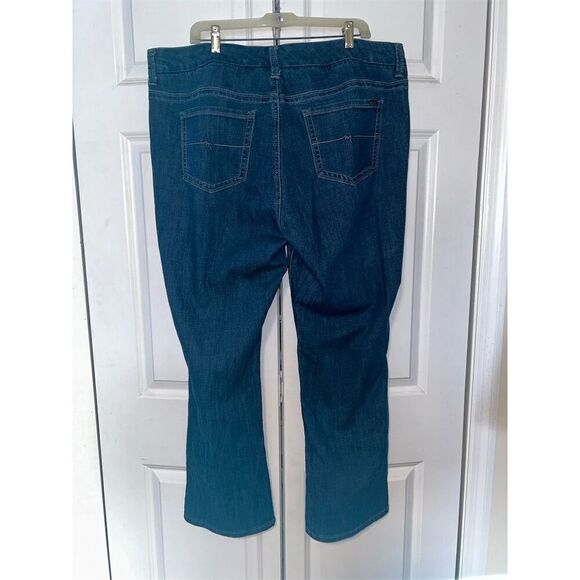 Melissa McCarthy Seven7 Women's Bootcut Jeans Size 20 Blue High Rise - Picture 6 of 8